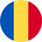 Romania flag rounded, lt