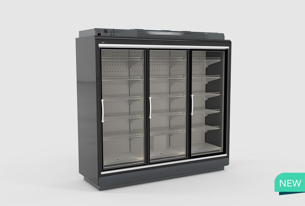 Optimized dimensions vertical freezer ERIDA SLIM, FREOR, illustartion
