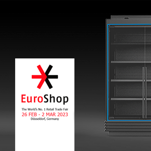 Invitation to FREOR stand at Euroshop 2023 thumbnail, NEW DESIGN LINE of FREOR commercial refrigeration equipment, FREOR